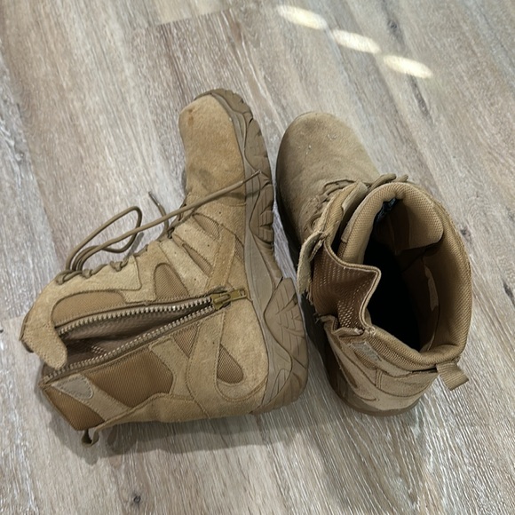 Merrell size 14 select grip, slip resistant, oil resistant combat boots. main image 4